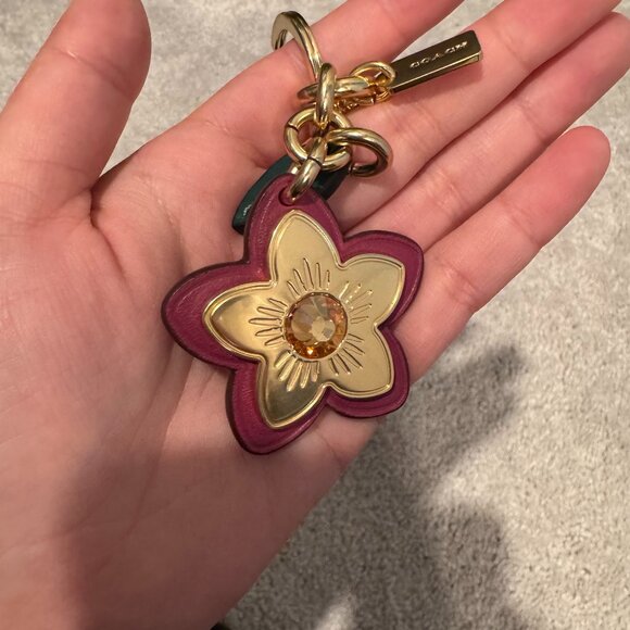 Coach Wildflower Bag Charm - Picture 2 of 5